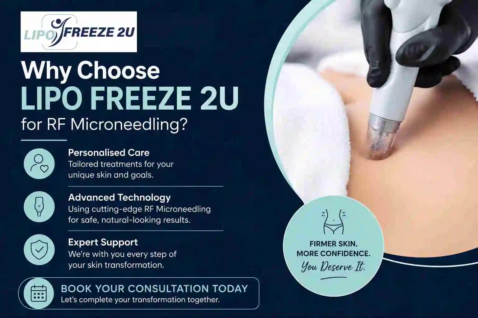 Why Choose LIPO FREEZE 2U for RF Microneedling Warrington?