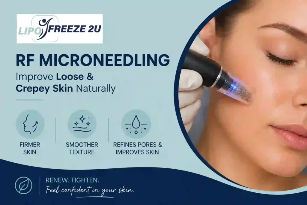 Can RF Microneedling Help Improve Loose and Crepey Skin Warrington?